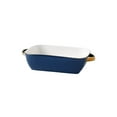 thumbnail image 1 of Golden Edged Baking Tray Rectangular Baking Pan Household Microwave Oven Baking Cheese Bowl, 1 of 4