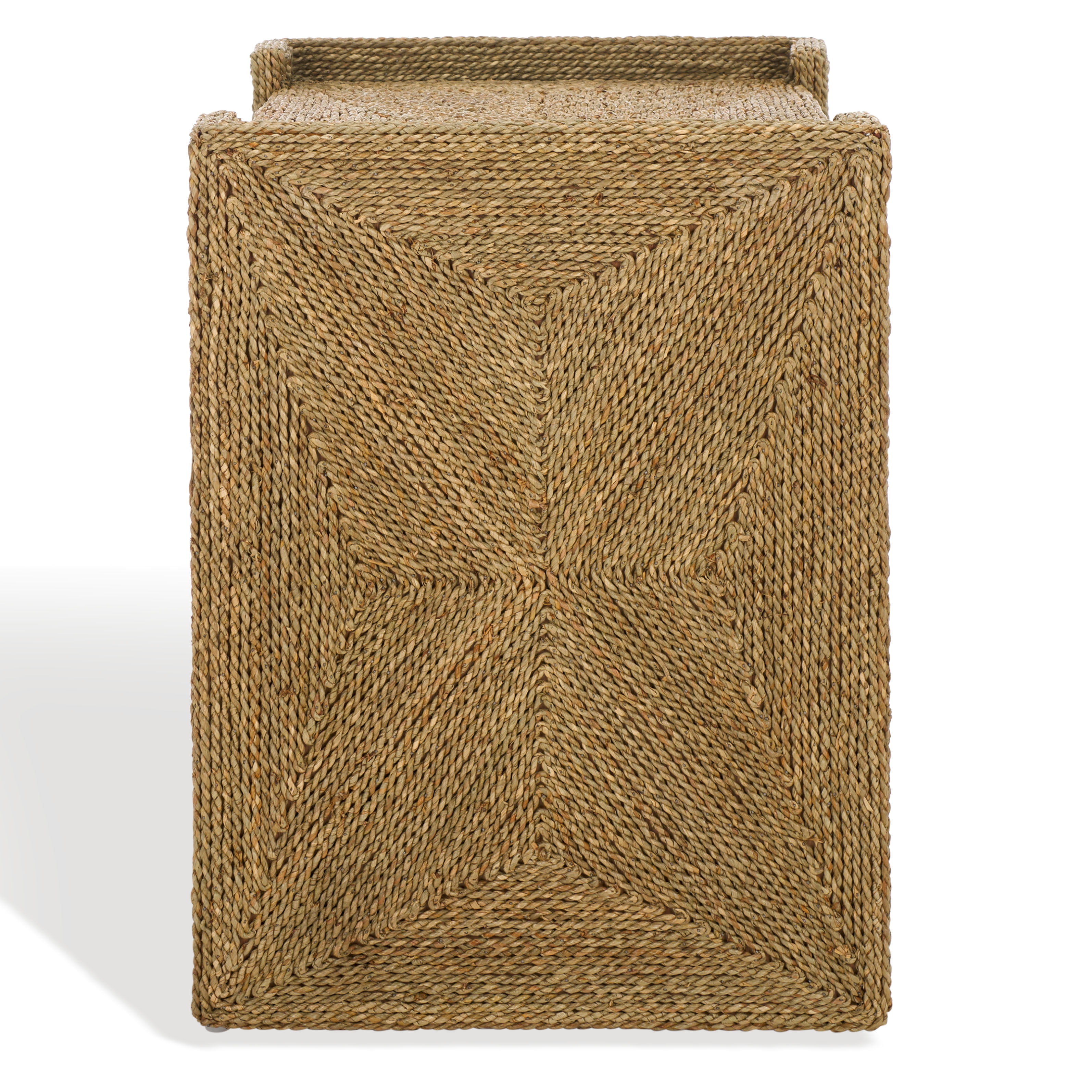 Safavieh Couture Wynima Seagrass Bohemian End Table, Natural
