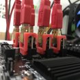 thumbnail image 5 of Casillero De Montaje Vertical 10pcs PCIE Riser Card Retainer Vertical Mount Locker para tarjeta de video rojo Ehuebsd, 5 of 5