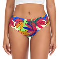 thumbnail image 1 of Balery Colorful Bananas Ropa Interior de Algodón para Mujer con Dibujo – Braguitas Cómodas y Elásticas, Estilo Clásico-X-Large, 1 of 6