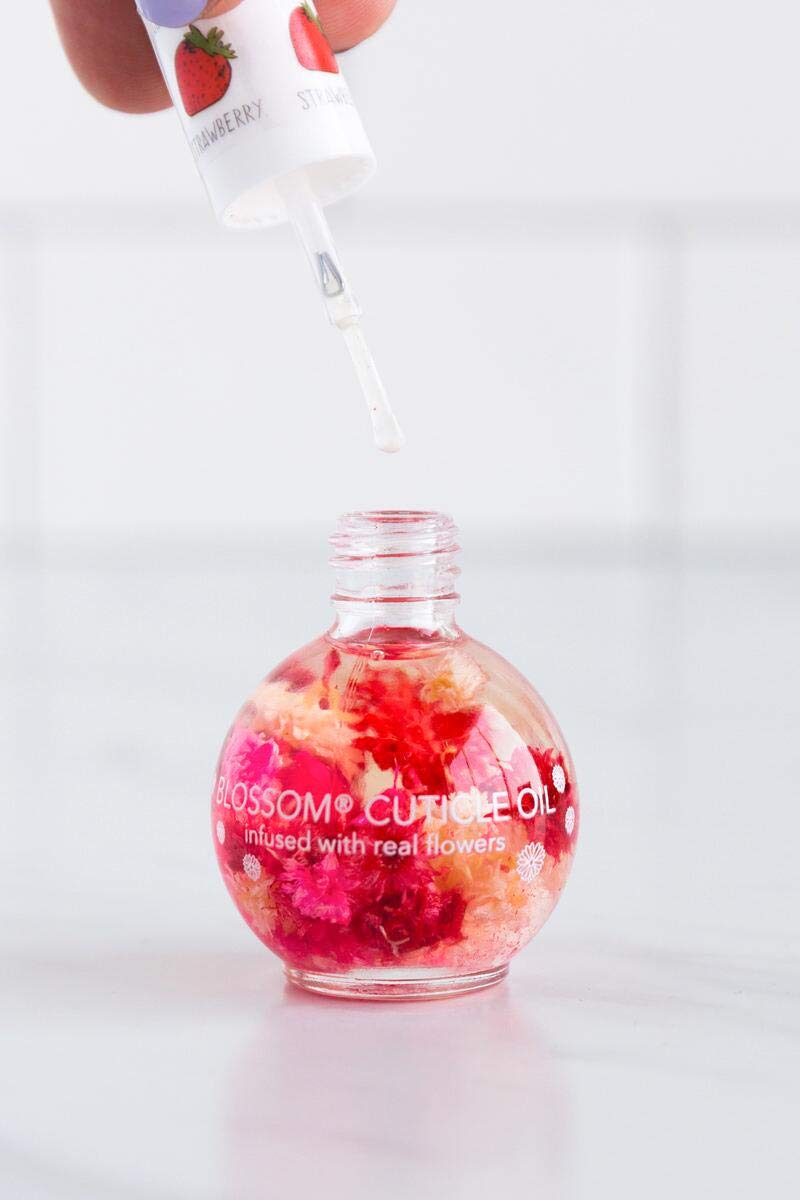 Blossom Scented Cuticle Oil (0.42 oz) infused with real flowers made