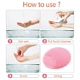 thumbnail image 6 of Silicone Face Scrubbers Exfoliator Brush-Facial Cleansing Brush Pad Value 3 PCS, Scrub Scrubby Pore Blackhead Removing Exfoliating-Unique For Girl Sister Best Friend Women, 6 of 7