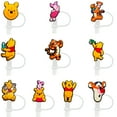 thumbnail image 3 of 20 PCS Winnie Pooh Silicone Straw Covers Compatible with Stanley Cups, Dust-Proof Straw Caps for Water Bottles, 3 of 3