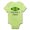 Kiwi, variant on CafePress - Give Peas A Chance Body Suit - Baby Light Bodysuit, Size Newborn - 24 Months