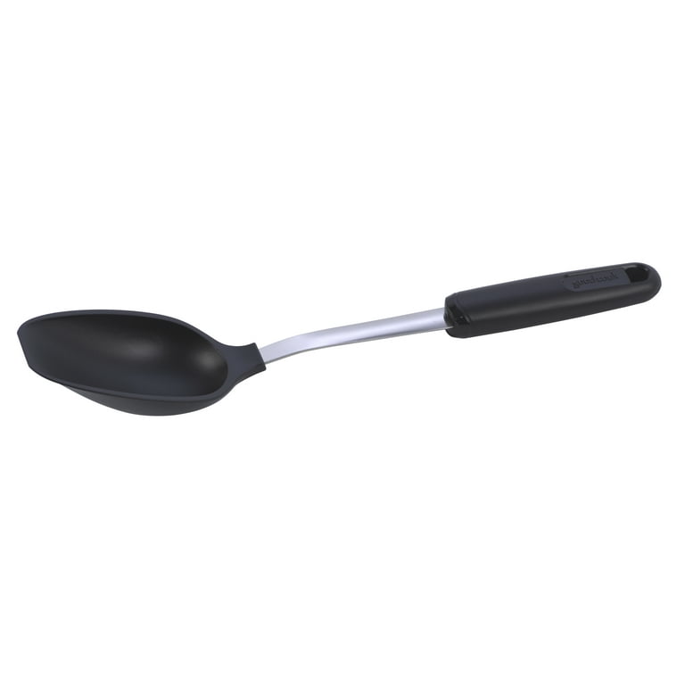 Large Solid Cooking Spoons - Culinary Edge Better Quality Nylon with SS  Handle Inserts