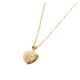 thumbnail image 1 of Collar para mujer, joyería para mujer, collar de acero inoxidable con letras en forma de corazón de melocotón, 26 letras, cadena para clavícula, blusa para mujer, 1 of 4