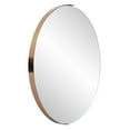 thumbnail image 6 of Tyler Dillon Framed Rose Gold Round Decorative Dante Wall Mirror, 6 of 11