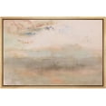 thumbnail image 3 of PixonSign Framed Canvas Print Wall Art Pastel Watercolor Tan Paint Landscape Nature Wilderness Illustrations Modern Art Decorative Minimal Rustic for Living Room, Bedroom, Office - 24"x36" Natural, 3 of 5
