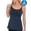 Maternity Secret Treasures Nursing Cami, 2 Pack (Available in Multiple Colors)