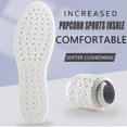 thumbnail image 2 of CAROOTU Super Elastic Universal Insole Breathable Thin Comfortable Shock Absorption Shoe Insoles For Women, 2 of 6
