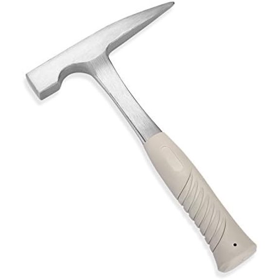 22-Ounce All Steel Rock Pick Hammer with Pointed Tip, 11-Inch Overall Length | Essential for Geological Study, Rock Hounding, Prospecting, Mining, Fossil Dig, Masonry Related and Much More