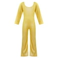 thumbnail image 6 of MKOSPLRT Kids Sparkly Jumpsuit Girls Glittle Metallic Romper Long Sleeve Flare Leg Jumpsuit Hippie Disco Outfit 2-17 Years, 6 of 6