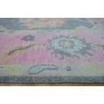 thumbnail image 2 of R47 Colourful Oushak Handmade Knotted Wool Area Rug, 9X12, Fringed, 17429 Count, 2 of 9