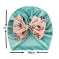 thumbnail image 2 of Herrnalise Fashion Children Bowknot Hat Gold Velvet Winter Warm Hood Tire Cap Indian Cap, 2 of 2