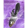 thumbnail image 5 of G Spot Rabbit Vibrator Sex Toy for Clitoris G-spot Stimulation Waterproof Dildo Vibrators with 9 Powerful Vibrations Dual Motor Adults Sex Toys for Women Couple Pleasure Sex toys Men & Women,Black, 5 of 6