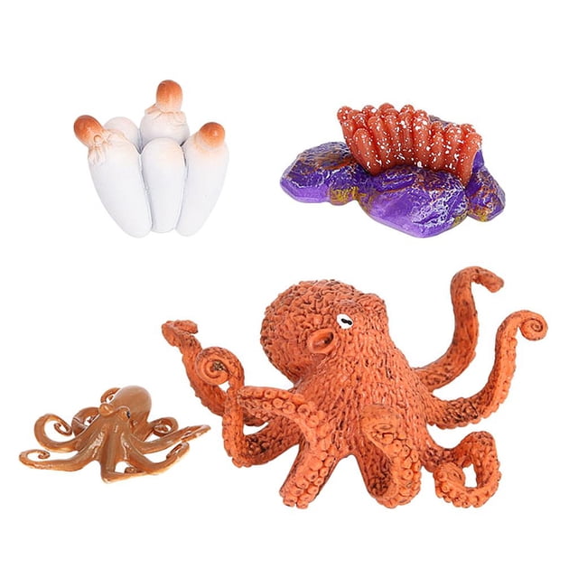 Devilfish de juguete Sunnimix 4 del ciclo de plástico Modelo pintado a mano
