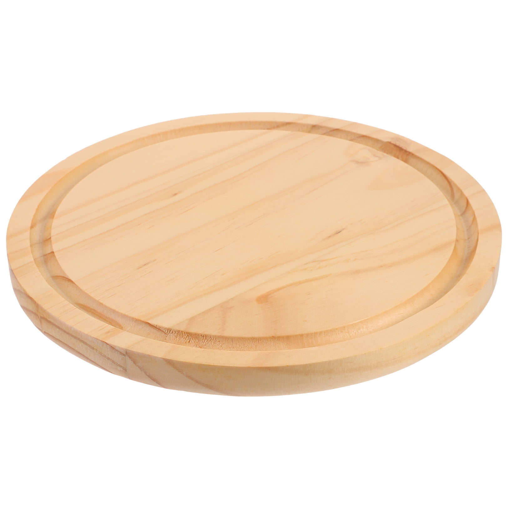 Tineasur Tabletop Wood Serving Plate Cutting Board Wood 1Set
