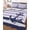 Purple, variant on Anchor Aqua King Size Down Alternative Comforter, Lightweight Comforter Quilt Bedding Set with Pillow Shams Modern Navy Blue White Striped Nautical All Seasons Bed Comforter Duvet Insert 96"x106"