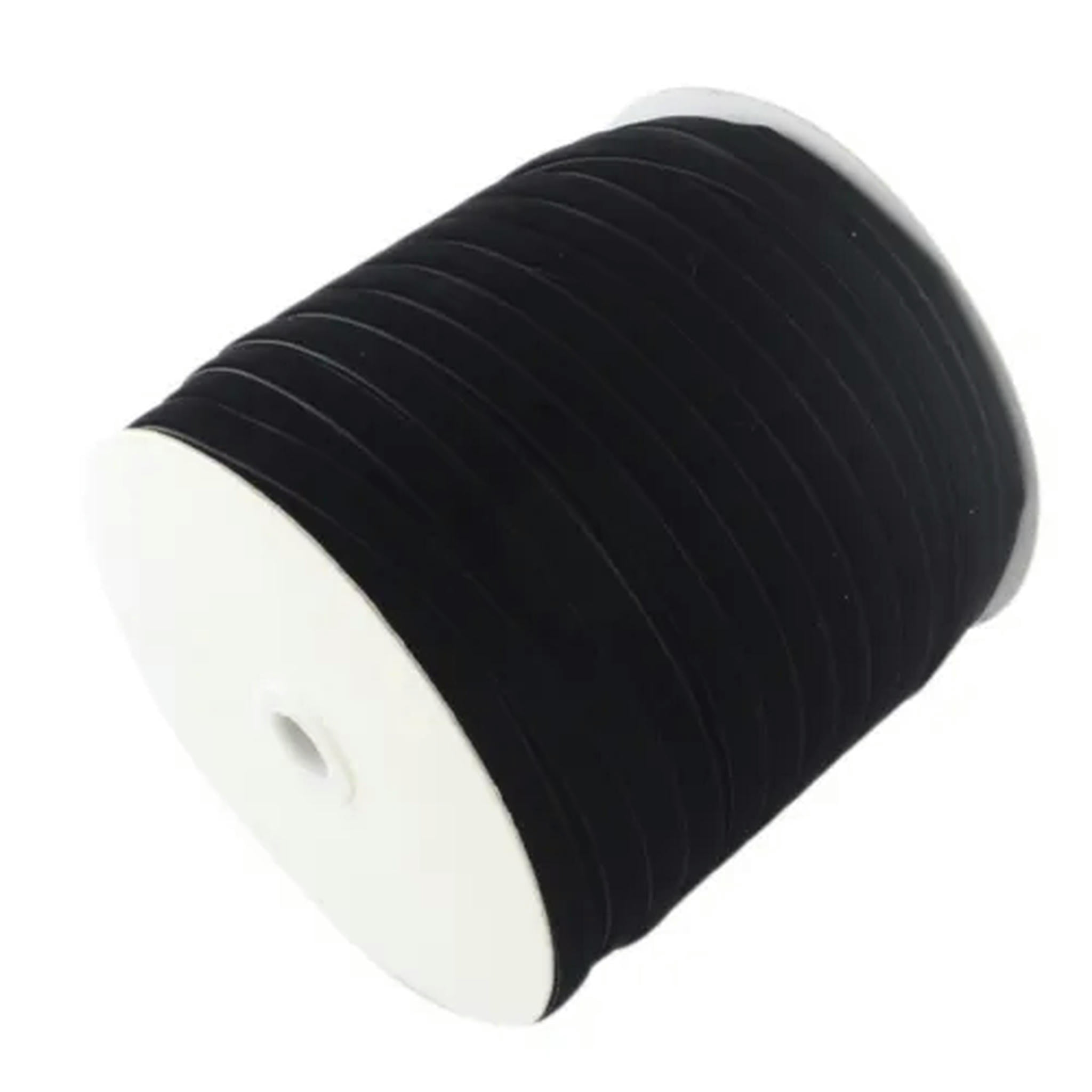 EOEMY 1Roll Black Single Face Velvet Ribbon Stringing For Diy Choker Headband Craft-1/8 Inch(3.2mm), About 200Yard...