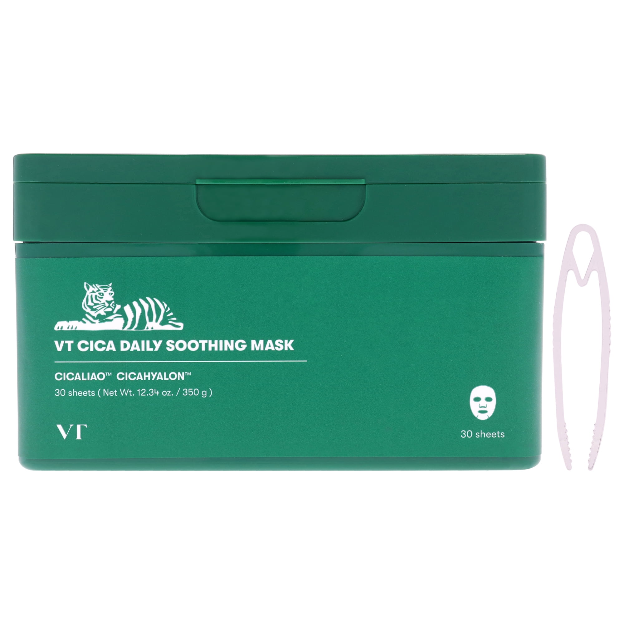 Vt Cosmetics Cica Daily Soothing Mask , 30 Pc Mask
