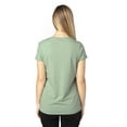 thumbnail image 2 of Threadfast Apparel 200RV Women's Ultimate CVC V-Neck T-Shirt-Army Heather-2XL, 2 of 3