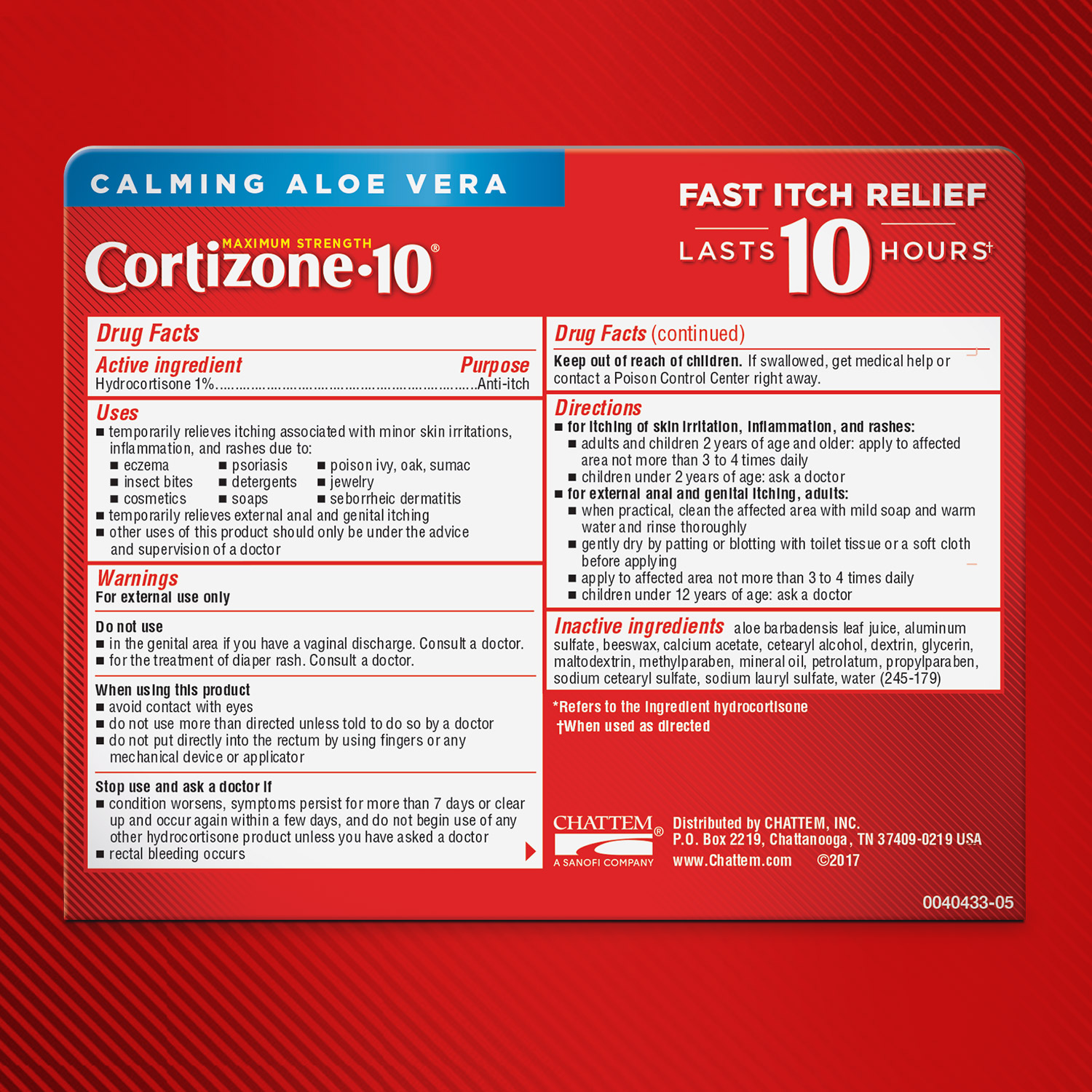 Cortizone 10 Maximum Strength, Anti Itch Crème (1 Oz) - image 2 of 7