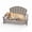 Gray, variant on PLAYRANK Waterproof Outdoor Pet Lounge Chair, Wide Armrest Design HDPE Dog Adirondack Bed, All Season Resistant Raised Dog Sofa for Patio Lawn,Black/Gray.