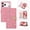 Pink, variant on Mynvo Glitter Wallet Case for Apple iPhone 18 Pro, Sparkly Folio Phone Cover with Card Slots, ID Window, Cash Pocket, Kickstand, Heart Closure and Wrist Strap, Purple