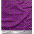 thumbnail image 1 of Soimoi Japan Crepe Satin Fabric Witch Face Halloween Print Fabric by The Yard 42 Inch Wide, 1 of 1