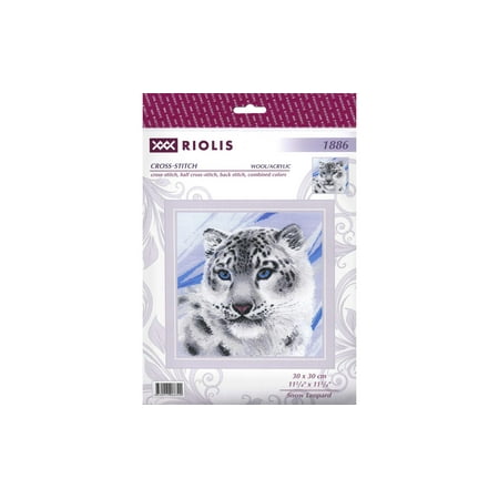 UPC: 4630015066300 | Riolis Cross Stitch Kit Snow Leopard