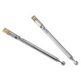 thumbnail image 2 of 2PCS Replacement 25.4cm 10Inch 5 Sections Telescopic Antenna Aerial for Radio TV, 2 of 5