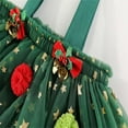 thumbnail image 4 of ameIAEA Toddler Girl Christmas Dress Star Sequin Layered Tulle Dress Sleeveless Xmas Dress, 4 of 6