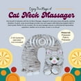 thumbnail image 3 of Health Touch Neck Massaging Massager Gift with Relaxing Vibration, Massage Cushion Pillow for Neck Back Shoulder Pain Relief, Men & Women Soft Travel Massage Wrap (Cat) & Custom Storage Carrier, 3 of 8