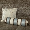 thumbnail image 2 of Bedding Sets 12 Piece Comforter Set with Cotton Bed Sheets Blue/Brown Full,Bed Sets, 2 of 11