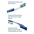 thumbnail image 6 of (3 pack) Equate Brilliance Total Care Toothbrushes with Tongue & Cheek Cleaner, Medium Bristles (2 Count), Compare to Colgate® 360 Advanced® Optic White®, 6 of 14