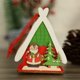 thumbnail image 1 of Adornos navideños, casas navideñas de madera, juguetes, casas de madera coloridas, regalos navideños brillantes, 1 of 4