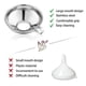 thumbnail image 3 of Canning Funnel For Kitchen Use, Wide Mouth Funnel For Mason Jars, Large Canning Funnels For Filling Bottles, Stainless Steel Food Funnel, 3 of 4