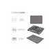 thumbnail image 3 of Juego De Sabanas Matrimonial Egipcian Premium 2,800 Hilos 4 pzs, GRIS OSCURO, 3 of 4