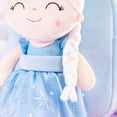 thumbnail image 4 of Gloveleya Toddler Toys Kids Gifts for Girl with Pockets Kindergarten Soft Plush Doll Bag Snow Princess 9 Inches, 4 of 11