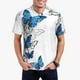 thumbnail image 1 of Fotbe Blue Flying Butterflies Camiseta Polo de Golf para Hombre con Estampado – Camisa Deportiva Transpirable con Cuello Abotonado-Small, 1 of 6