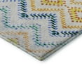 thumbnail image 4 of Addison Rugs Mayfield Washable Transitional Geometric Ivory Rectangle Rug, 9' x 12', 4 of 6