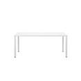 thumbnail image 2 of Pemberly Row Modern Aluminum Frame Patio Dining Table in White, 2 of 5