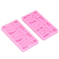thumbnail image 4 of Molde de silicona fácil limpieza moldes de fondant suaves y flexibles fácil desmoldar hermosa forma de niña para hornear pasteles DIY ANGGREK Otros, 4 of 8