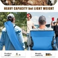 thumbnail image 5 of Coliware Outdoor Lightweight Folding Camping Chair, Oversized Oxford Fabric Portable Director Chair for camping with Carry Bag Cup Holder, Compact & 551lb Loading Capacity - Blue, 5 of 7