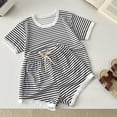 thumbnail image 2 of Toddler Boy Summer 2-Piece Clothes Sets Short Sleeve Tshirt & Shorts Casual Vacation Beach Outfits 6-12 Months 12-24 Months 2t 3t 4t 5t 6t 7t 8t 9t Children 18-24 Months, 2 of 7