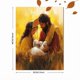 thumbnail image 3 of Qisvanset Framed Canvas Wall Art 12x16 Inch Jesus Nativity Sketch Nursery Holiday Religious Art, 3 of 5