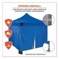 thumbnail image 3 of Ergodyne SHAX 6054 Pop-Up Tent Sidewall Kit, 10' x 10', Blue, 3 of 4