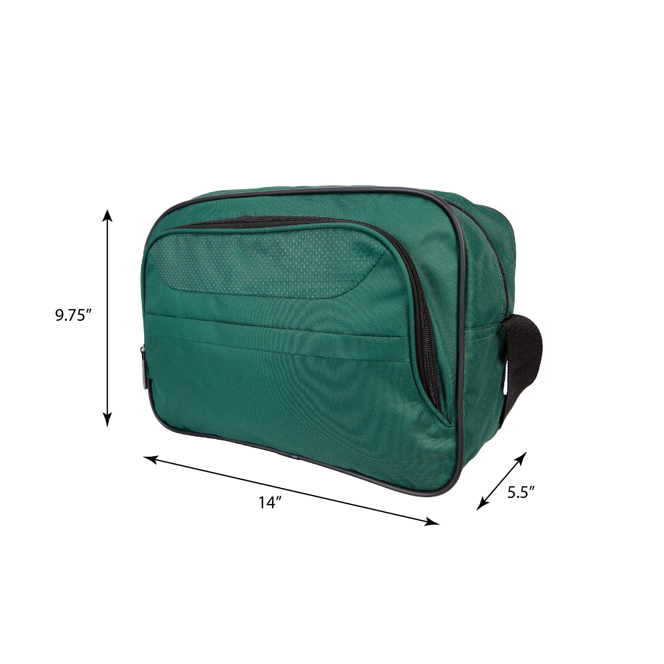 Protege 3-Piece Softside Luggage Travel Set, Includes Medium Checked Luggage, Carry On Duffel and Boarding Tote, Green