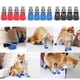 thumbnail image 2 of Billuyoard 2 pares de calcetines pequeños para mascotas Animal transpirable elástico impermeable calcetín para botas caminar senderismo zapato Suministros para perros Rojo L, 2 of 6