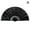 black, variant on Party Fan 13 Inches Glitter Kung Fu Fan Cloth Bamboo Fan T2C6